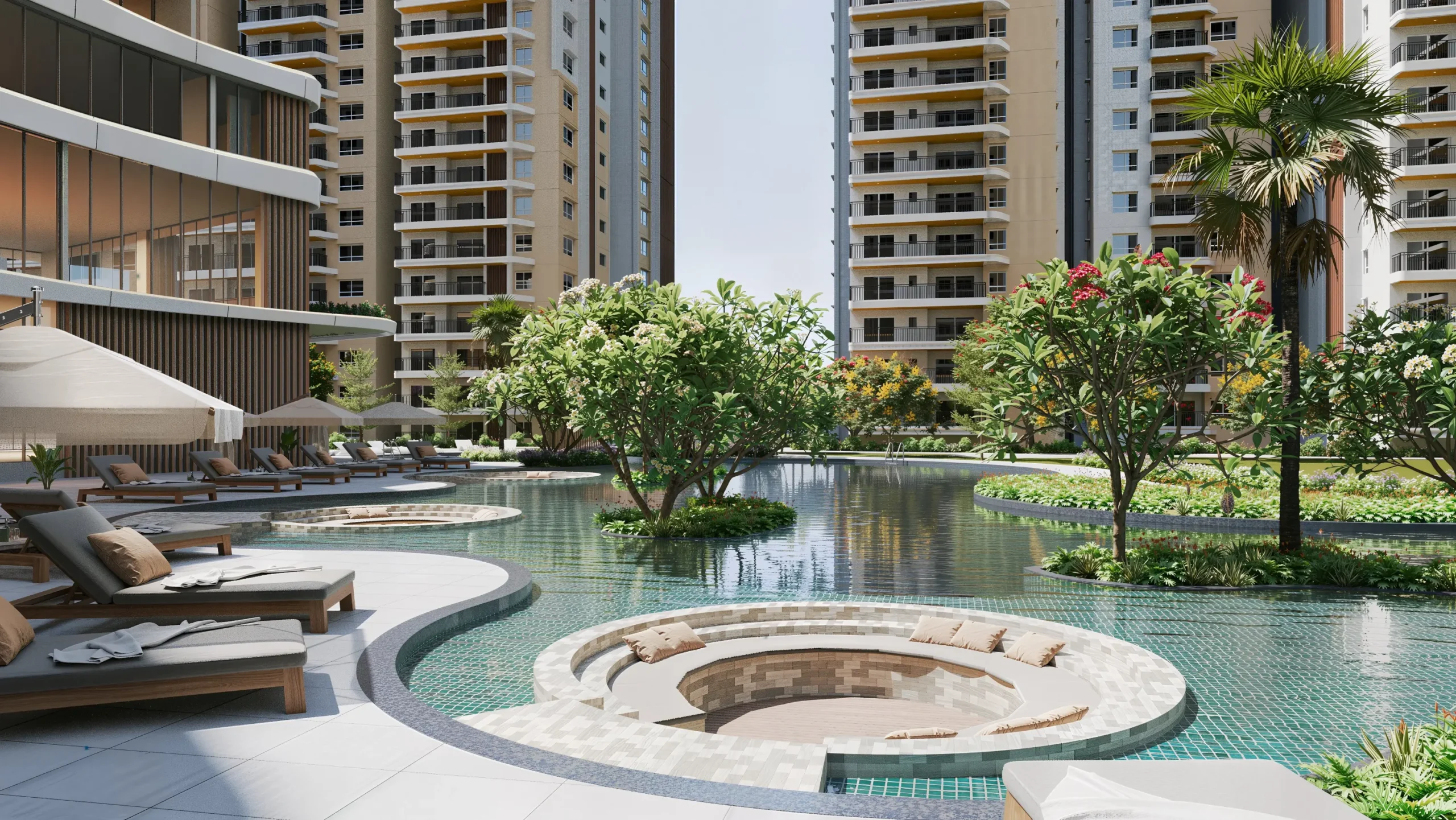 Prestige Golden Grove Olympic pool and amenities